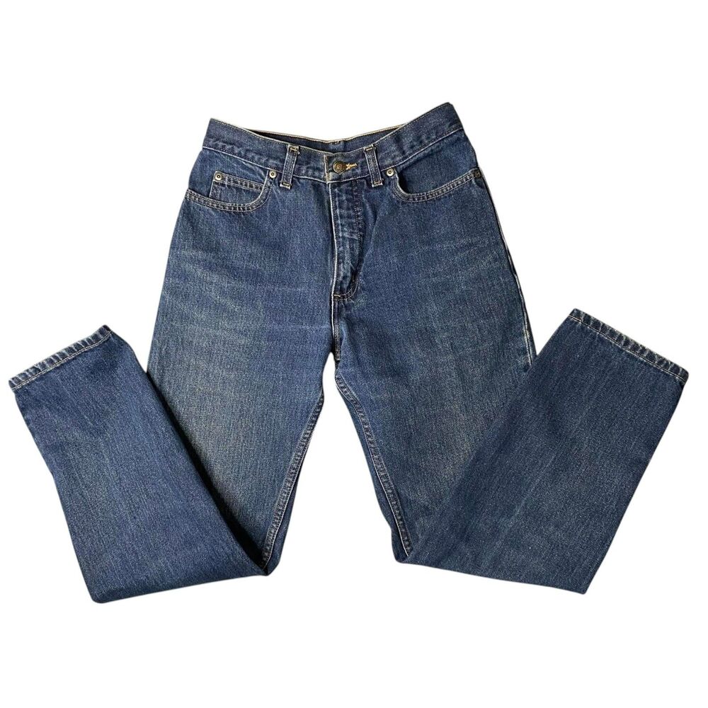 Lands End Tapered Leg Mom Jeans Sz 4 Petite